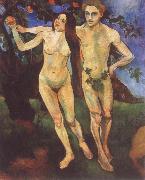 Suzanne Valadon Adam and Eve oil painting reproduction